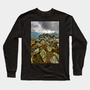 Alpine landscape in a cloudy day Long Sleeve T-Shirt